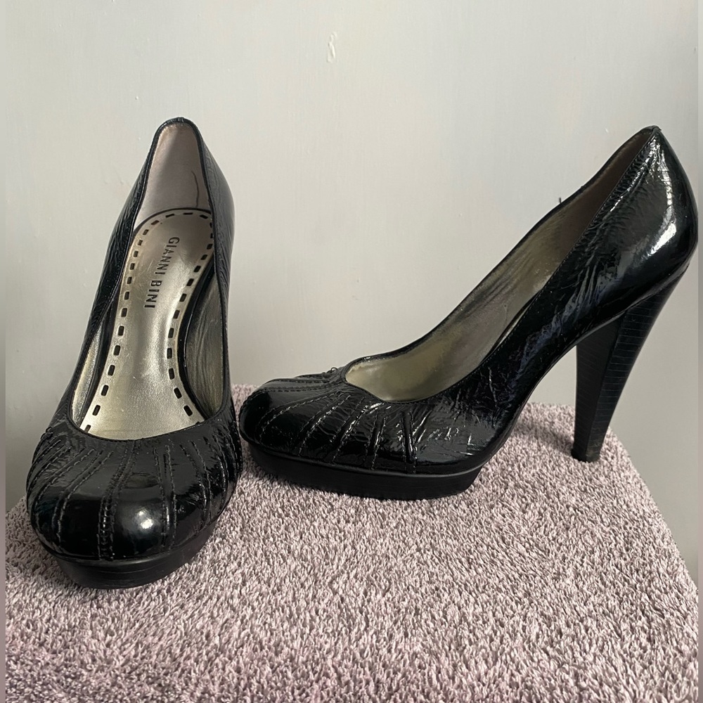 Black high heels